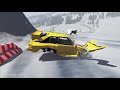 BeamNG.drive - Slippery Road Cars Fails Compilations