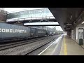 Stafford Railway Station 68018 DRS passes on the UFL on 4M27 on the 15th June 2024