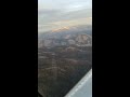 Sunset flight over Yosemite