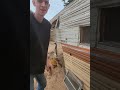 vintage camper window removal