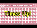 Difficult Challenge ⏳️ ||🏁 Find the ODD Emoji out Challenge || Hard level || Mindbloom Quiz 🧠🌱