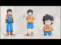 How to Create your own Character for Animation(Tutorial)for beginners||in ibis paintX and FlipaClips