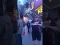 A walk thru fremont st experience on super bowl sunday