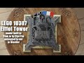 LEGO 10307 Eiffel Tower Animated Speedbuild | LEGO Eiffel Tower | Blender Geometry Nodes Animation