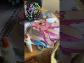The process of making a dragon puppet
