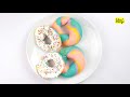 Korean Rainbow Bagels 레인보우베이글 | Recipe by Yum Lounge (English)