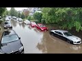 New York Flooding Chaos - Brooklyn - Long Island  - Raw 4k with Drone