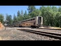 Amtrak California Zephyr Passenger Train #6 Cape Horn, CA Donner Pass AMTK 146 158