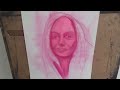 PORTRAIT IN PINK ONLY -DRAFT DRAWING