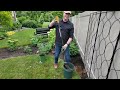 Planting a David Austin Climbing Rose on a Fence ⭐️ DIY Vinyl Fence Trellis Installation