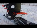 Christmas 2015 Snowbikes KTM SXF350 WR450 YETI TIMBERSLED