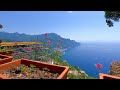 Escape to Ravello 💛 Italy's Most Beautiful View of Villa Rufolo 🇮🇹 4k
