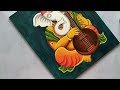 Ganesha Painting | Easy Technique for Beginners| Acrylic Painting Tutorial| Ganesh chaturthi special