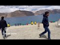 Leh To Pangong Lake Same Day | Bad Crash | Met a guy who walks from Delhi to Ladakh |