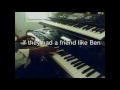 Ben (lyrics) Michael Jackson piano