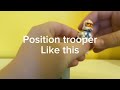 How to position a jet pack trooper