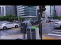 Rainy SEOUL AI Valley TEHERAN-RO, GANGNAM 08:00 Morning Walk, Rain Asmr, Seoul Travel Walker.