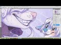 Notice Me Senpai - Dog OC Speedpaint