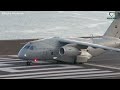 EMBRAER KC-390 TAKEOFF at Madeira Airport