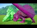 Megatron Rex vs Alien Godzilla a weird dinosaurs in Jurassic World Evolution