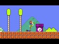 Can Mario Jump Over 999 item Blocks Fire Flowers in New Super Mario Bros. Wii?