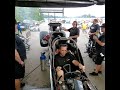 Hitting throttle during Two-Seat Top Fuel warmup