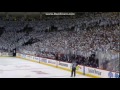Winnipeg Jets fans chant GO JETS GO for an entire commercial break during Game 4 (Apr. 22, 2015)