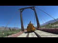 FIRST USE OF SOUTHERN PACIFIC NARROW GAUGE TURNTABLE SINCE REBUILDING