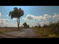 Poland  countryside - Driving  from Tuchola town (holiday resort)  to Kujawy region.