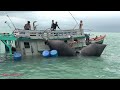Rescue of a Sunken Fishing Boat in the Storm: Unbelievable Tension