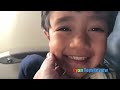 Ryan ToysReview airplane ride and opening surprise eggs!