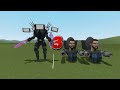 TEAM CAMERA MAN , SPEAKER MAN TITAN VS TEAM SKIBIDI TOILET 1-66 | BATTLE FIGHT in GARRYS MOD