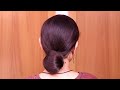 Super! Easy Low Bun Hairstyle Using Only Rubber band | Sleek Low Bun Juda Hairstyle For Long Hair