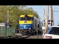 LIRR Trains 658 & 660 Arrive At St James During Early Golden Hour • 04/23/2024