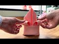 How to Fold Lily STANDING DINNER NAPKIN ✣ Dining Table Classic Fabric Napkin Folding ✣ EASY Tutorial