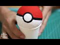 How to make POKEBALL from a paper| DIY paper | Tín DIY