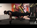 THE BARBELL PLATE PUSHUP (STRENGTH, BALANCE, COORDINATION)