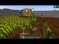 Harvesting massive Minecraft farm #minecraft #gaming #gamingvideos