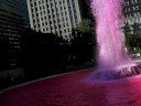 Love Park in Philadelphia - Pink Fountain