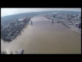 Aerial video: Ohio River overflows its banks