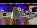 Groom dances with mom