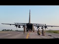 HWY 63: MC-130J resupplies AC-130J, 04AUG2024. No audio on most of the video.