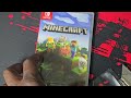 Minecraft Nintendo Switch Unboxing