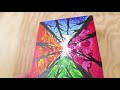 4 Type Of Drawing Four Seasons/Easy & Simple Acrylic Painting #013/Oddly Satisfying Video