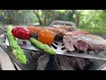 EP01: Solo Camping in Forest | cafe BBQ trong Rừng với chú chó của Tôi