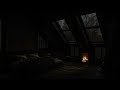 Enjoy A Wonderful Sleep With The Soft Sound Of Rain And A Cozy Fireplace - ASMR White Noise