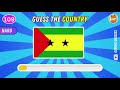 Guess The Flag In 3 Seconds  | Easy, Medium, Hard, Impossible 🤯