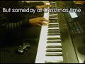 Stevie Wonder Someday at Christmas (lyrics) piano
