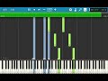 Synthesia 鋼琴教學 for 音樂 : 席琳狄翁(Celine Dion) - 愛的頌歌(Hymne A L'Amourj)(2024 巴黎奧運 開幕演唱曲)(鋼琴獨奏)