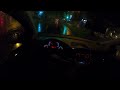 ☔POV: You are Driving in ☔Heavy Rain through the City at Night / 4K